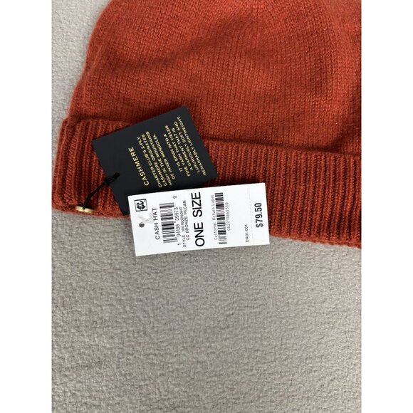 Charter Club Women\'s Luxury 100% Cashmere Beanie Bronze/Pecan One Size NWT\'s main image 6